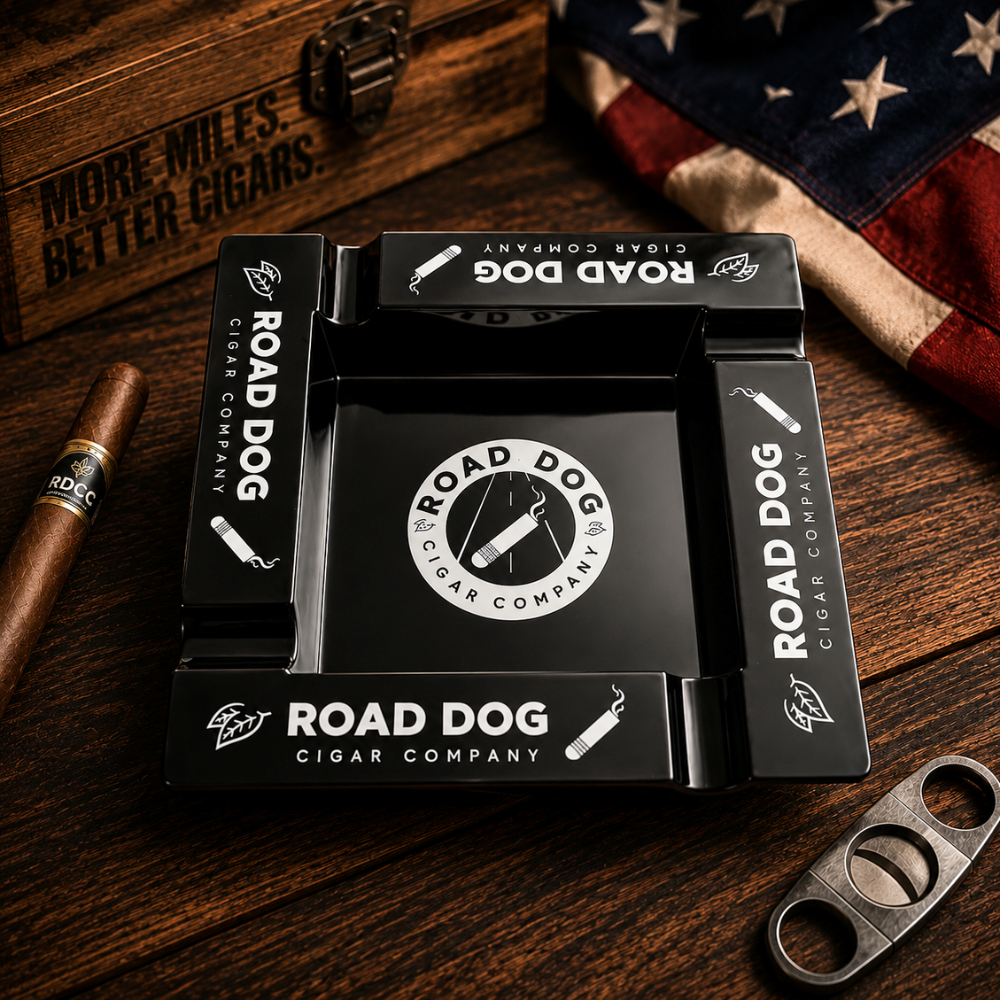 RDCC COMPANY LOGO 4 STICK CIGAR ASHTRAY, THE BEAST