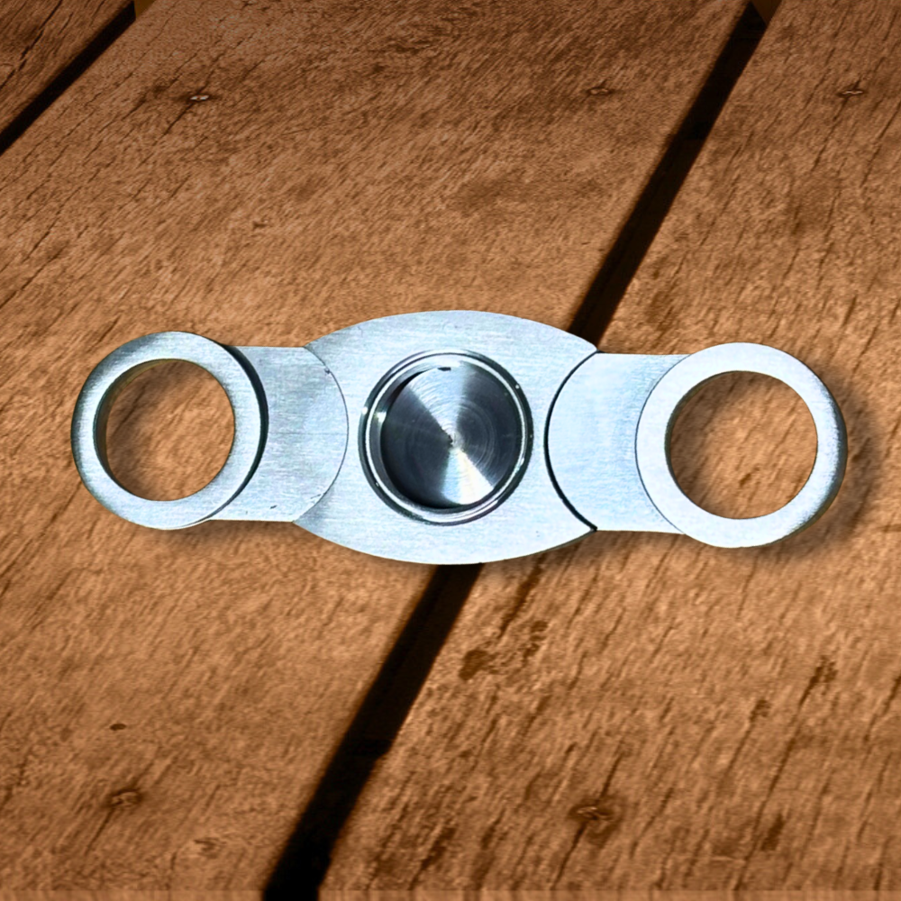 RDCC Medallion Logo, Brushed Stainless Steel Cap Cutter, A Perfect Cut