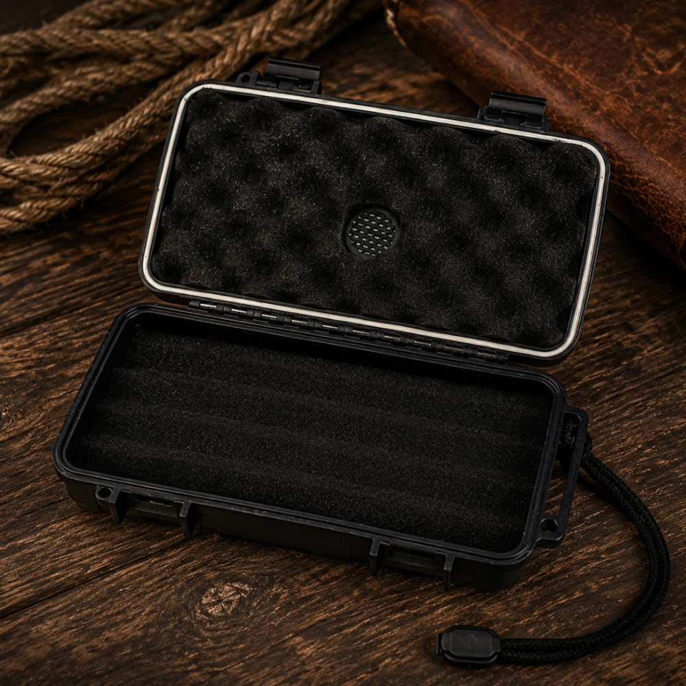 COMPANY BRANDED CIGAR TRAVEL HUMIDOR